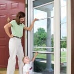Storm door.