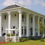Custom Greek columns.