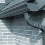 Rain gutters.