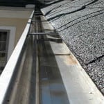 Rain gutters.