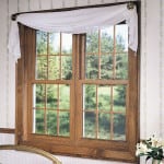 Single hung windows.