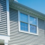 Double hung windows.
